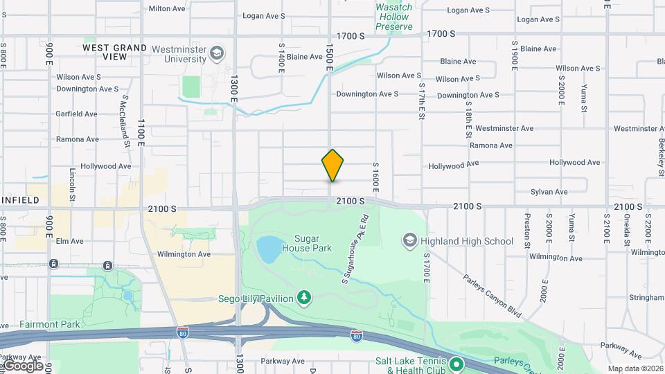 2009 S 1500 E Map and Location Details