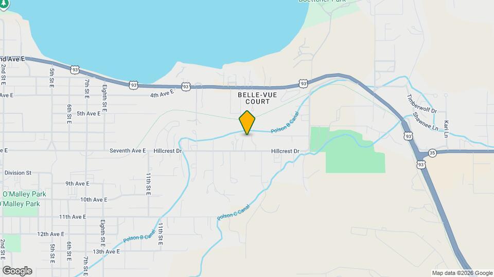 1613 Hillcrest Dr Mapa y Detalles de la Ubicación