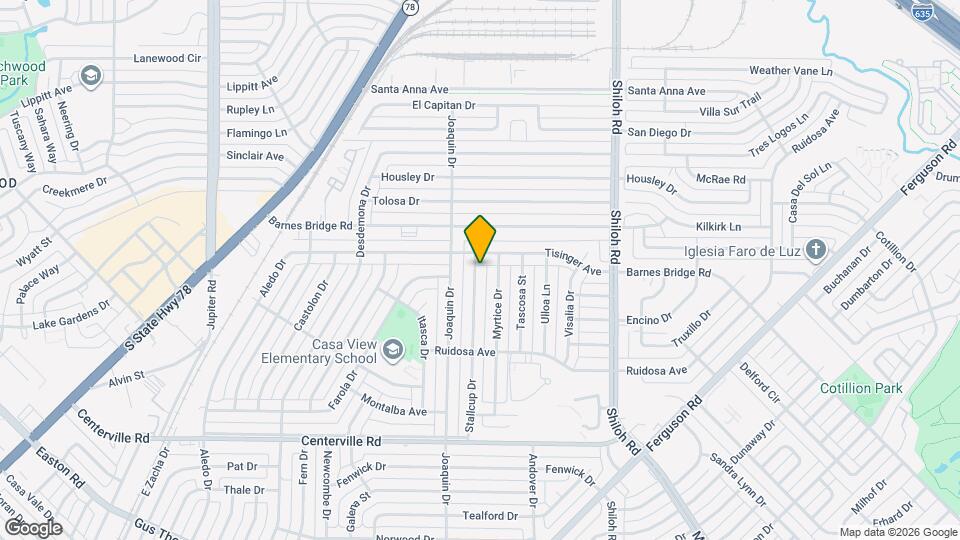 11306 Stallcup Dr Map and Location Details