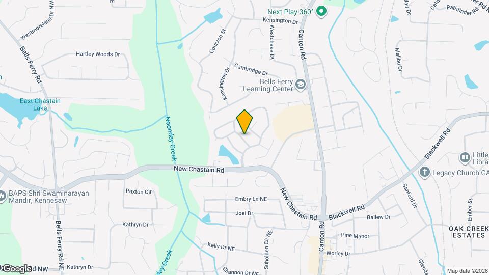 3562 Courtfield Trace NE Map and Location Details