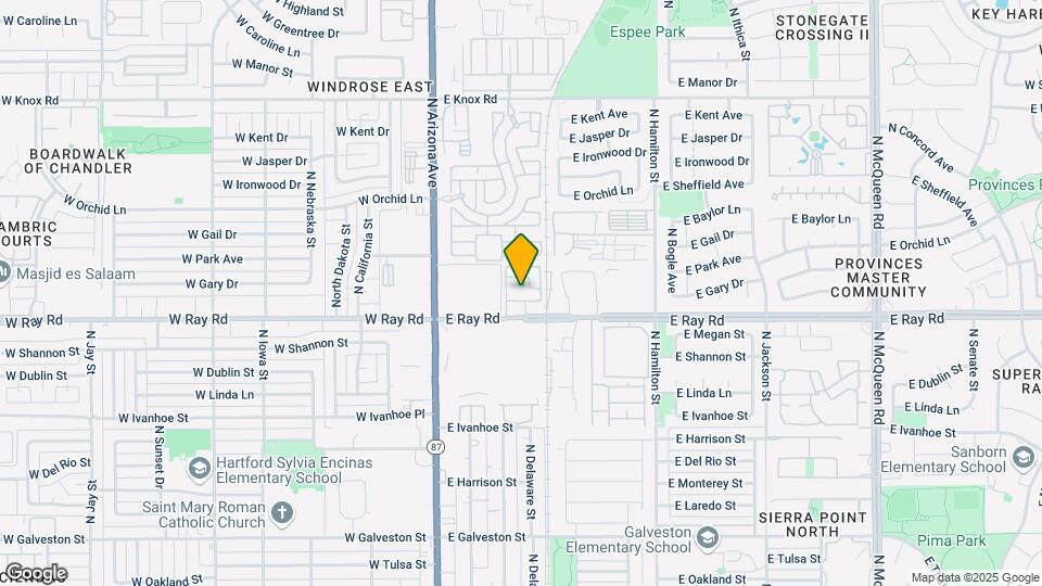 250 E Ray Rd, Unit A1 Map and Location Details