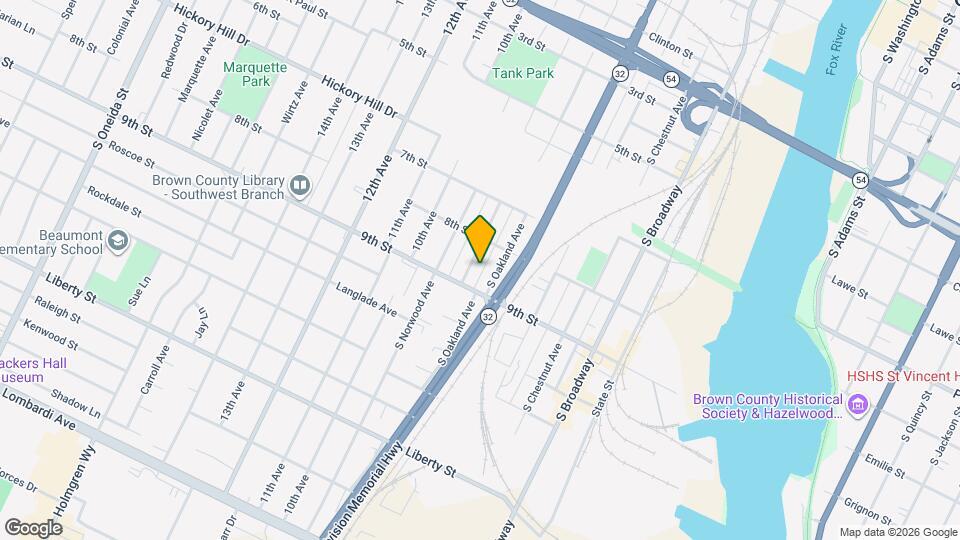 1227 S Greenwood Ave Map and Location Details