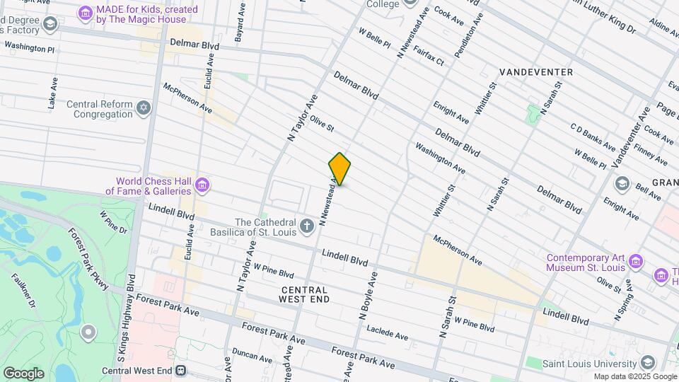 4390 McPherson Ave Mapa y Detalles de la Ubicación