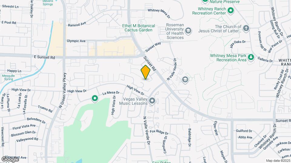 1911 Sundown Canyon Dr Map and Location Details