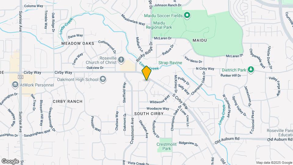 1817 Piedmont Way Map and Location Details