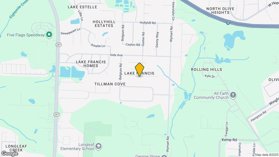 2121 Oakstream Ave Map and Location Details