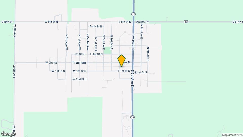 502 E 1st St S Map and Location Details