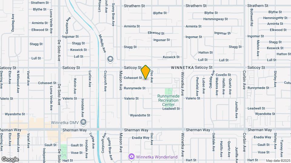 20326 Cohasset St Mapa y Detalles de la Ubicación