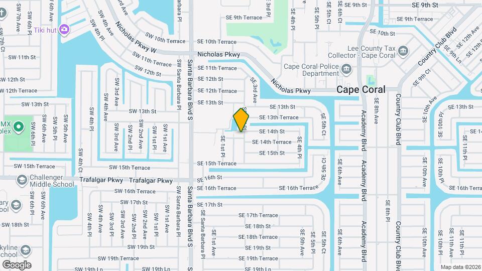 1406 SE 2nd Pl Map and Location Details