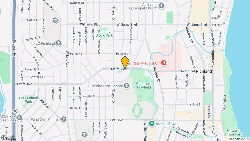 1207 Swift Blvd Map and Location Details