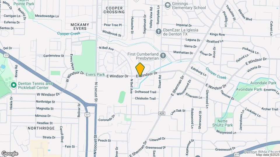 548 E Windsor Dr Map and Location Details