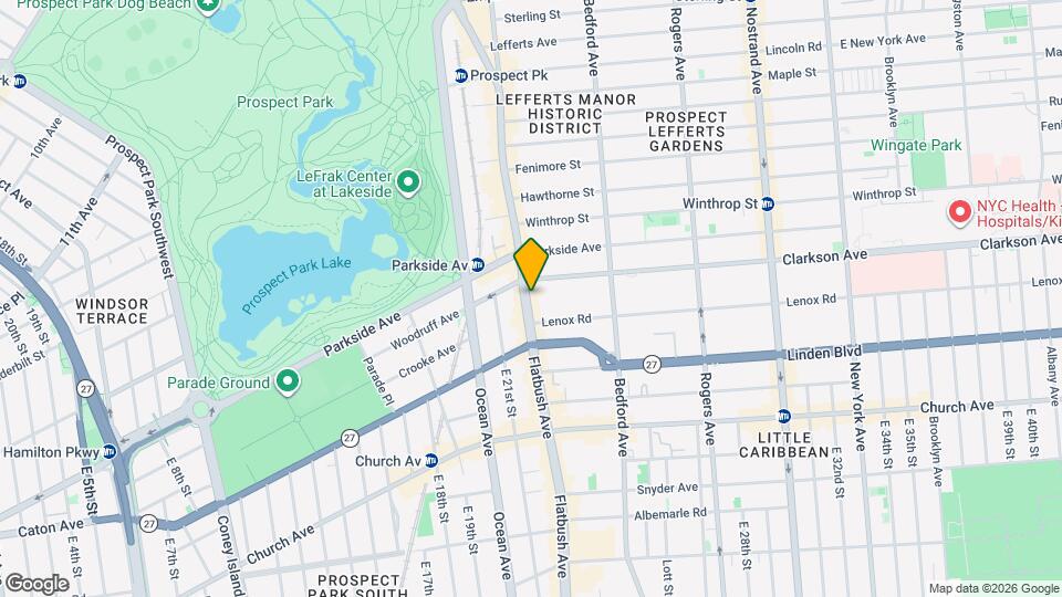757 Flatbush Avenue Mapa y Detalles de la Ubicación