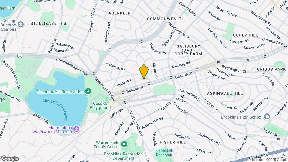 1856 Beacon St, Unit 6A Map and Location Details