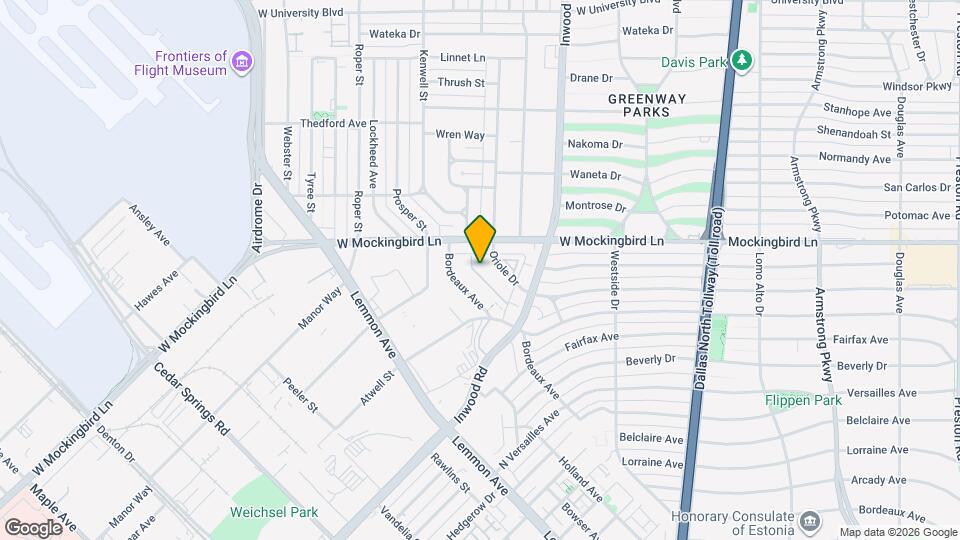 6367 Oriole Dr Map and Location Details