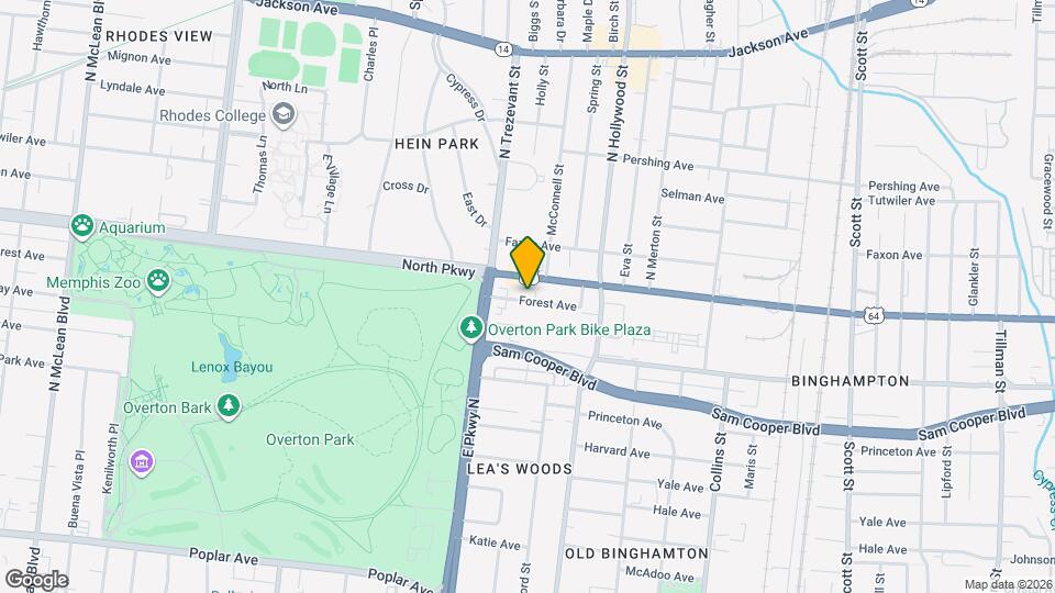 2380 Forest Ave Map and Location Details