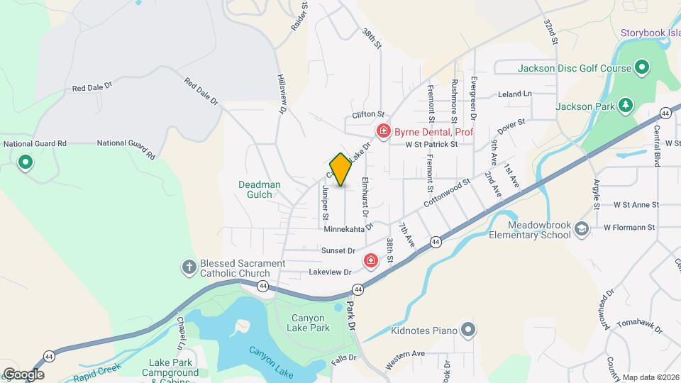 2017 Monte Vista Dr Mapa y Detalles de la Ubicación