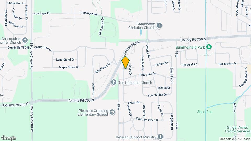 2493 Monarchy Ln Map and Location Details