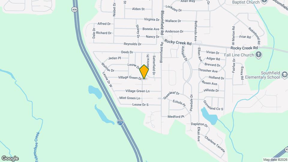 2741 Village Green Dr Map and Location Details