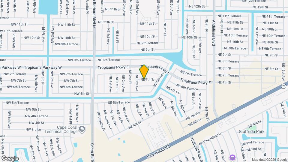 316 NE 7th St Map and Location Details