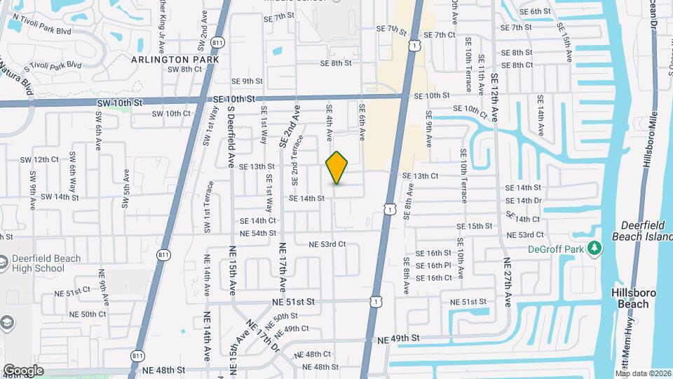 1366 SE 4th Ave Mapa y Detalles de la Ubicación