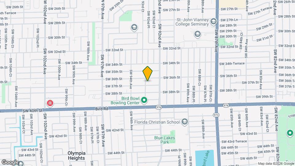 9285 SW 37th St Map and Location Details