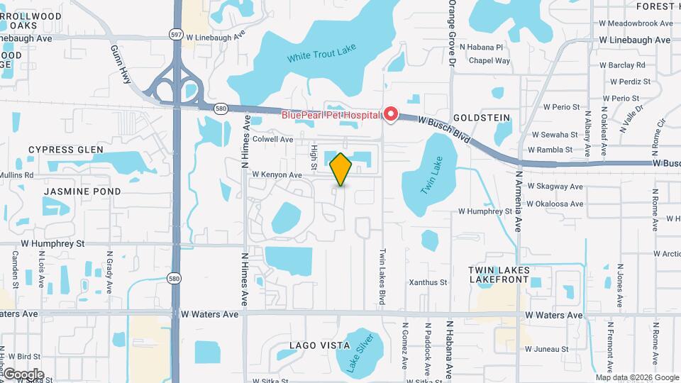 8746 Key Biscayne Dr Map and Location Details