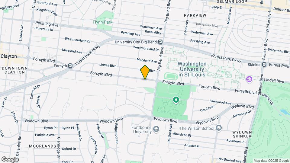 7036 Forsyth Blvd Map and Location Details