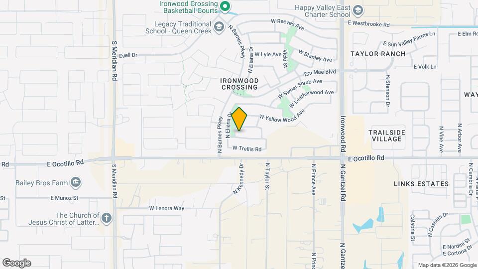 826 W Harvest Rd Map and Location Details