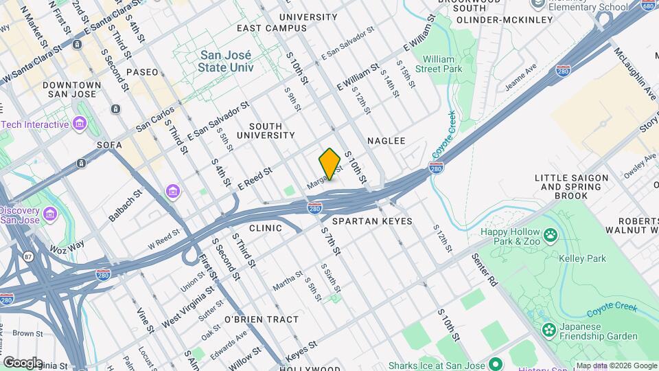 724 S 8th St Map and Location Details