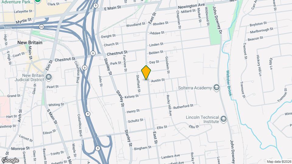 386 East St Map and Location Details