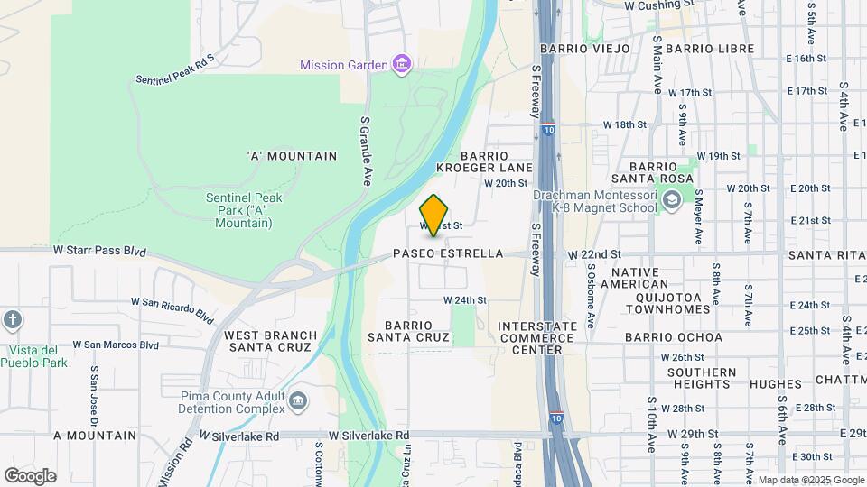 920 W Starr Pass Blvd Map and Location Details