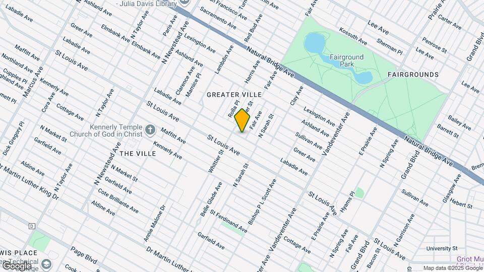 4135 Labadie Ave Map and Location Details