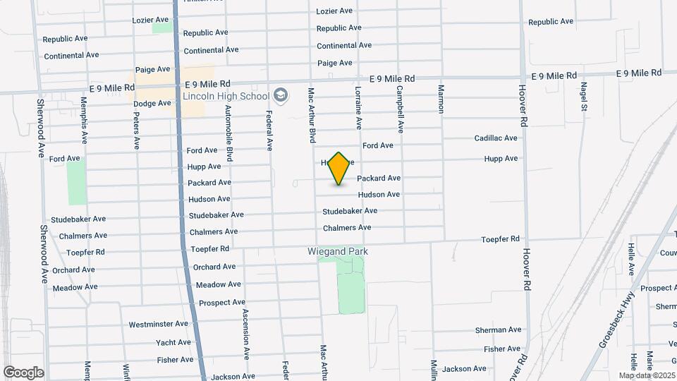 8671 Hudson Ave Map and Location Details