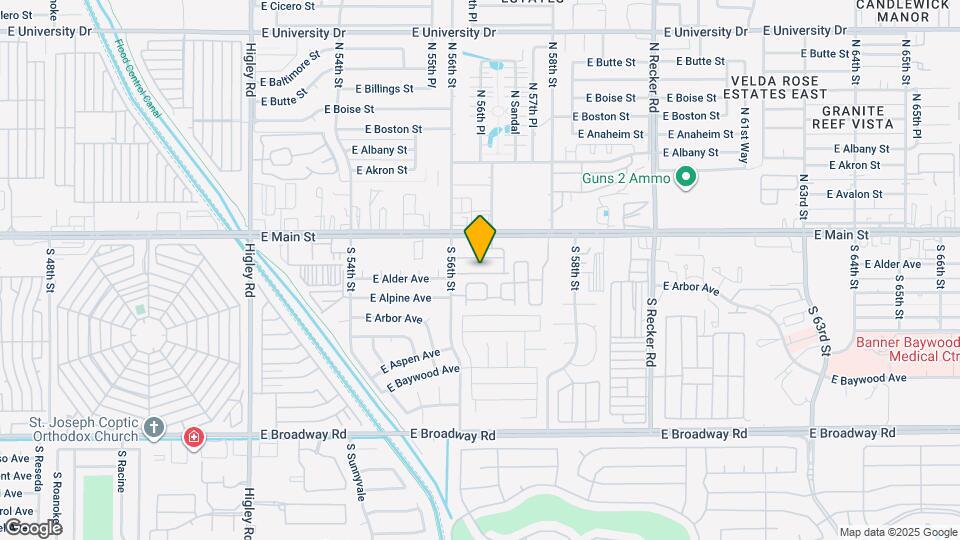 5644 E Alder Ave Map and Location Details