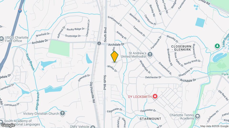 1415 Springwood Ln Map and Location Details