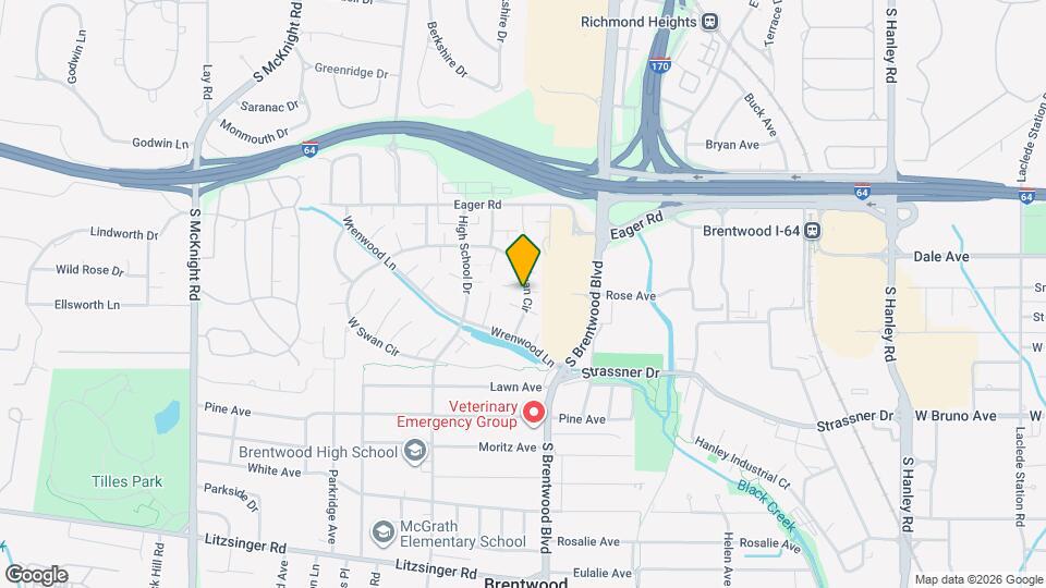 1607 E Swan Cir Map and Location Details