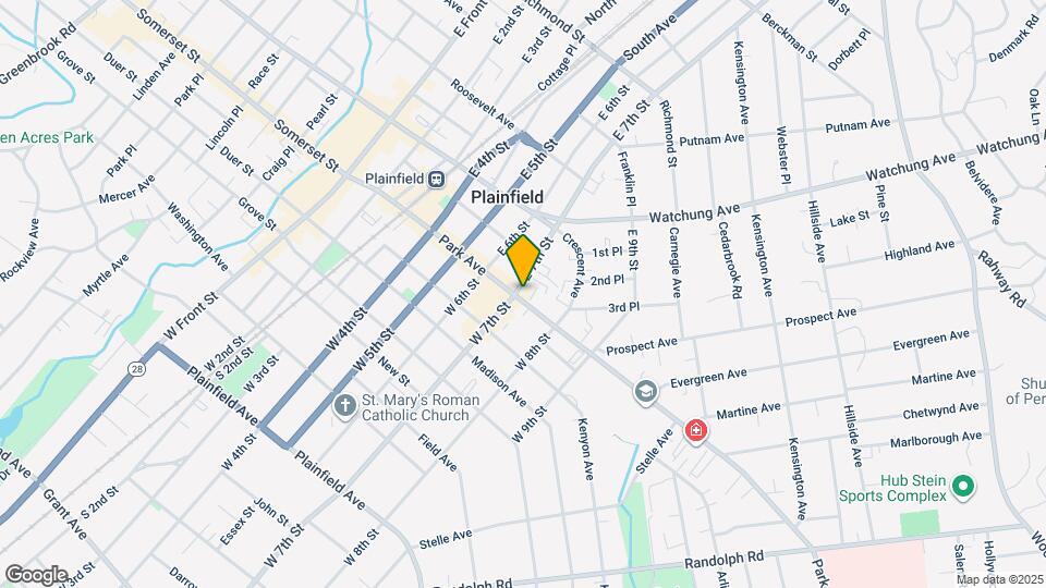 705 Park Ave Map and Location Details