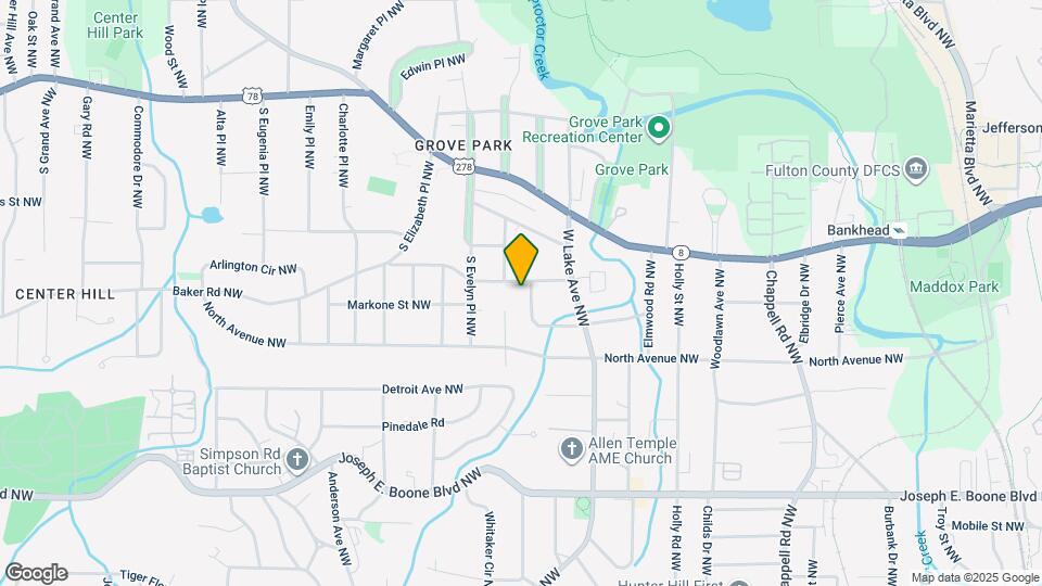 1740 Madrona St NW Map and Location Details