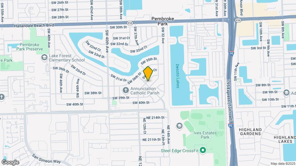 3350 SW 37th St Mapa y Detalles de la Ubicación