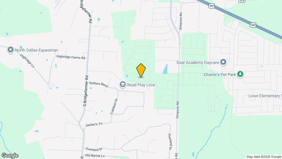 512 Midnight Oak Dr Mapa y Detalles de la Ubicación