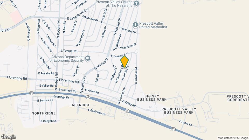 3184 N Corrine Dr Map and Location Details