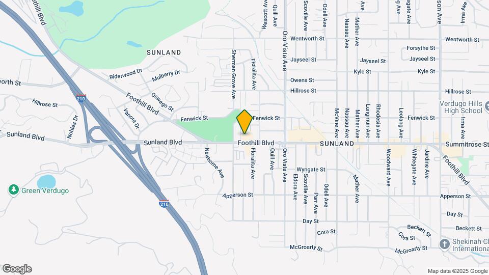 8541 Foothill Blvd Map and Location Details
