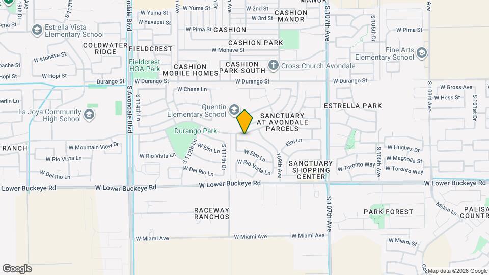 11018 W Mountain View Dr Mapa y Detalles de la Ubicación