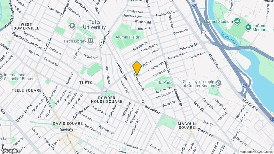 7 Winchester St, Unit 1 Mapa y Detalles de la Ubicación