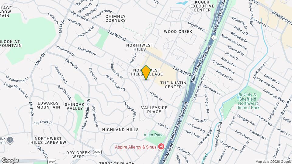 3600 N Hills Dr, Unit 201 Mapa y Detalles de la Ubicación