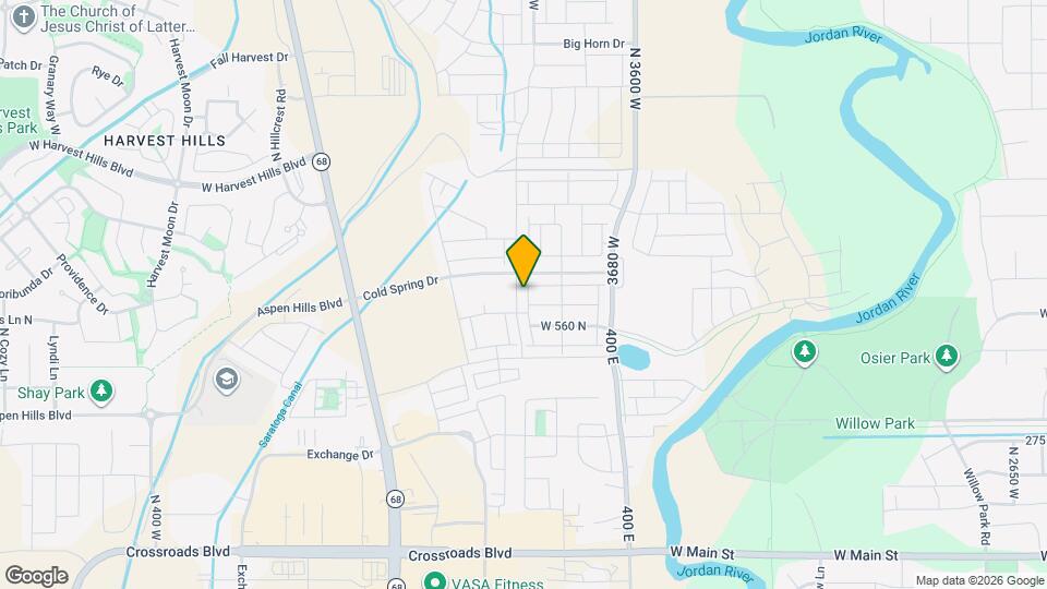 652 N Canvasback Dr Map and Location Details