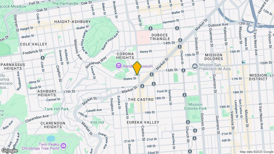 328-332 Castro St Map and Location Details