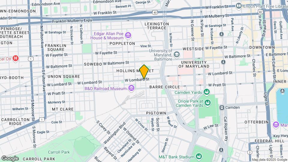 873 W Lombard St, Unit #3 Mapa y Detalles de la Ubicación