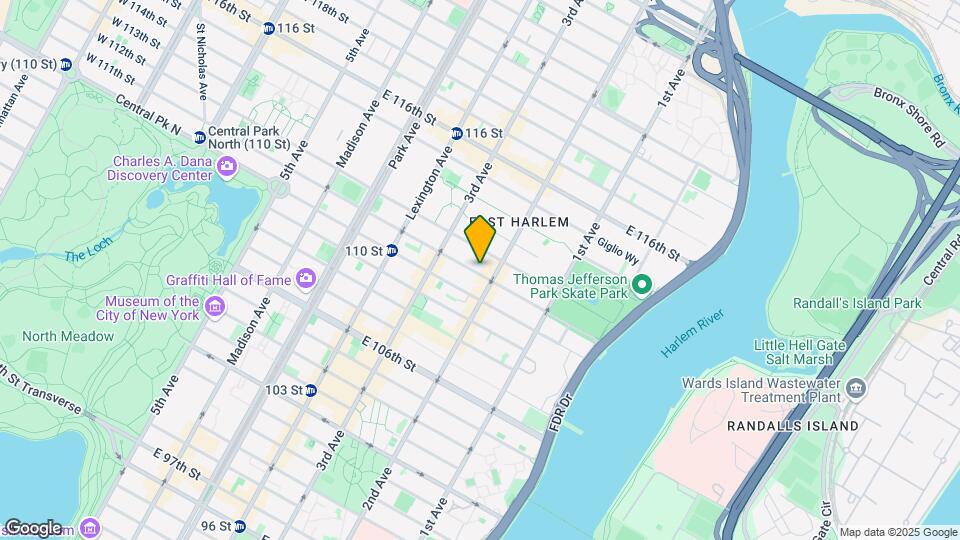 239 E 111th St Mapa y Detalles de la Ubicación