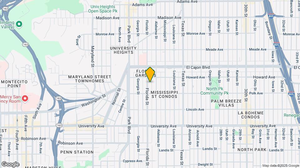 4163 Florida St Map and Location Details